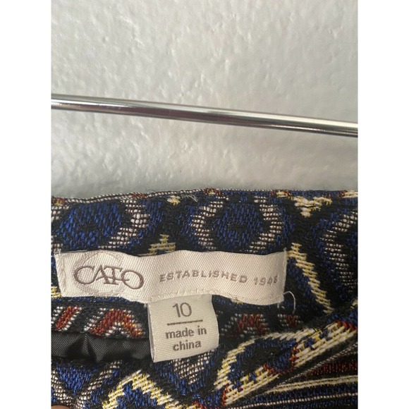 CATO 10 women's Boho Print Aztec mini skirt - Picture 6 of 6